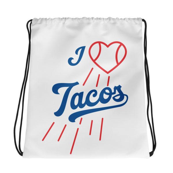 I love tacos Drawstring Bag