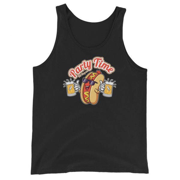 Party Time Hot Dog Men's Tank Top